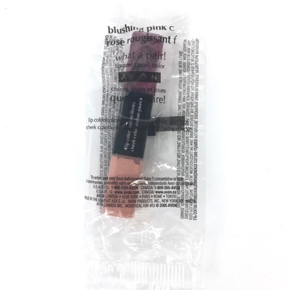 AVON Ultra Color Rich Mousse Lipstick Mauve D100 & What a Pair Lip & Cheek Pink